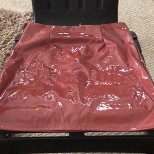 “Bootcamp” Mini Leather Skirt